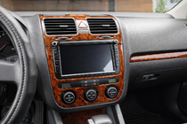 Volkswagen Jetta 2006–2011 Instrumentpanelskydd Aluminium foto 1