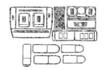 Volkswagen Passat B5 1997–2005 Instrumentpanelslister 96-04 Aluminium foto 2
