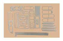 Volkswagen Passat B5 1997–2005 Instrumentpanelslister 96-04 Aluminium foto 6