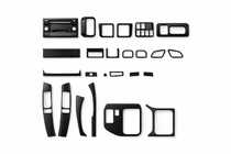 Toyota Land Cruiser Prado 120 2002–2009 Instrumentpanelinlägg Blå foto 1
