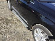 Audi Q7 2015–2026 Sidosteg Maya V2 (2 st, aluminium) foto 2