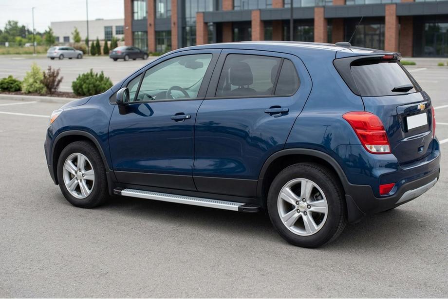 Chevrolet Trax 2012–2023 Sidosteg Maya V2 (2 st, aluminium) Image