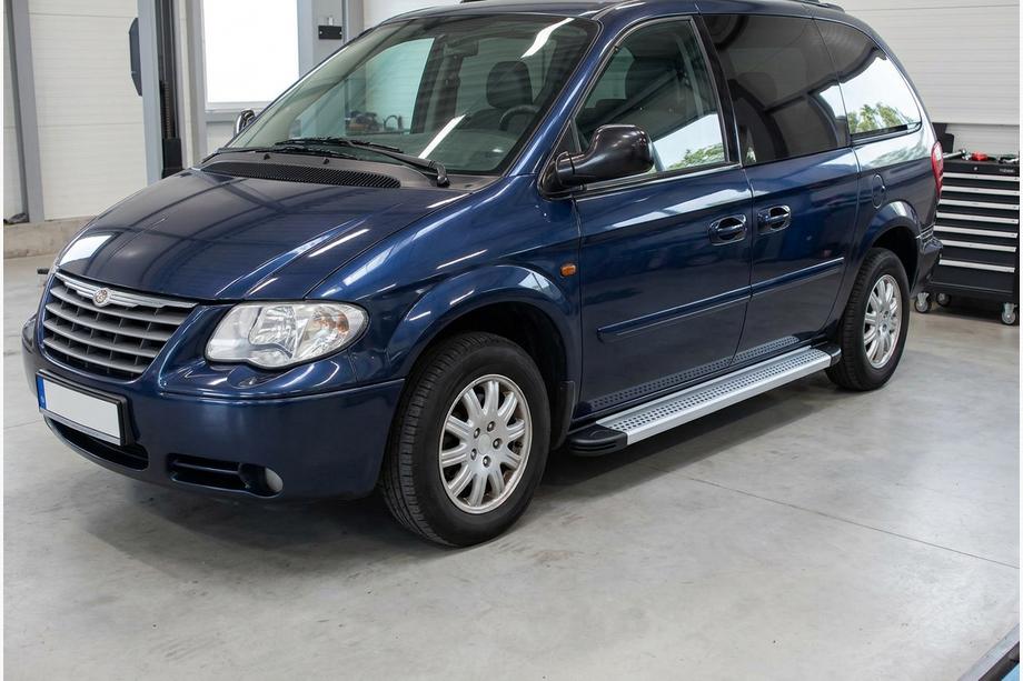 Chrysler Voyager 2001–2007 Sidosteg Maya V2 (2 st, aluminium) Image