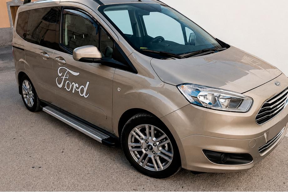 Ford Courier 2014–2023 Sidosteg Maya V2 (2 st, aluminium) Image