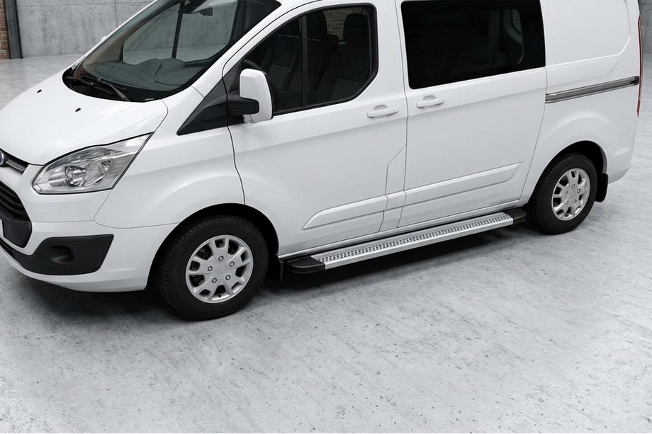 Ford Custom 2013–2022 Sidosteg Maya V2 (2 st, aluminium) Image