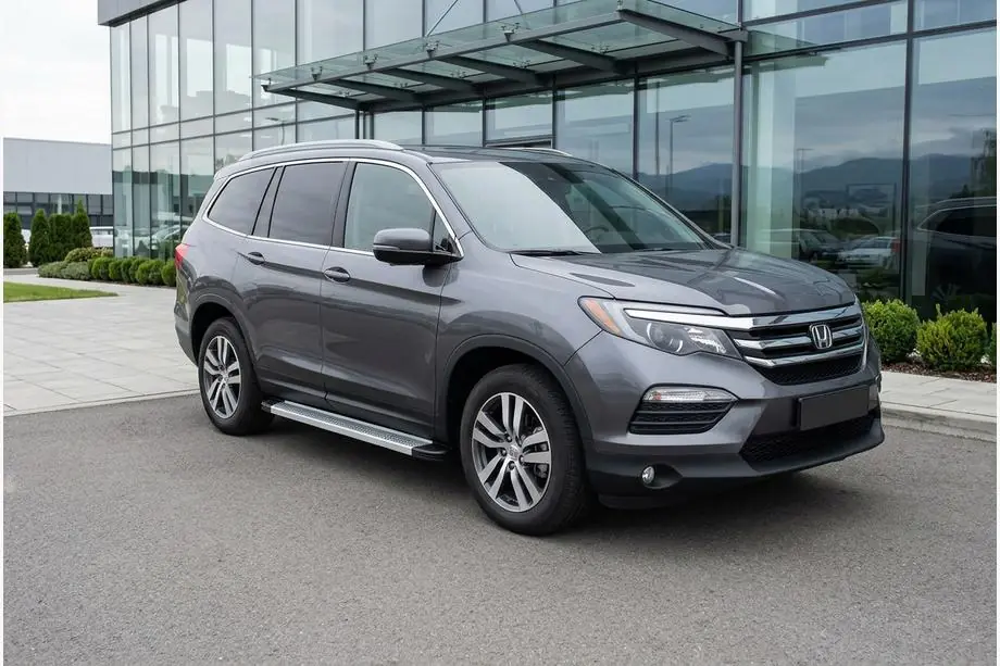 Honda Pilot 2015–2022 Sidosteg Maya V2 (2 st, aluminium) Foto 1
