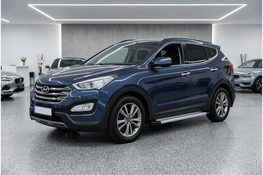 Hyundai Santa Fe 3 2012–2018 Sidosteg Maya V2 (2 st, aluminium) Image