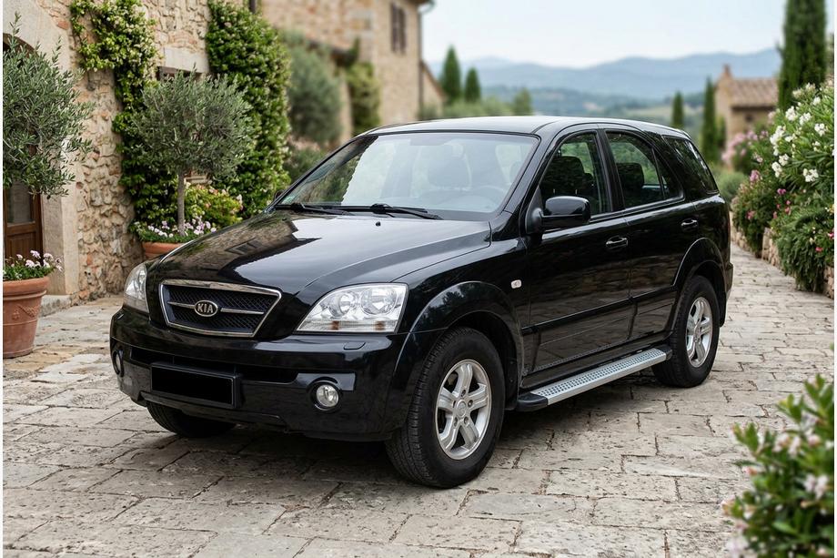 Kia Sorento I BL 2002–2009 Sidosteg Maya V2 (2 st, aluminium) Image