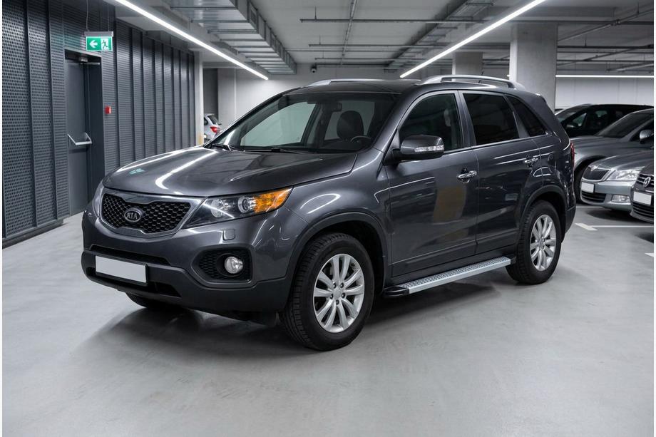 Kia Sorento II XM 2009–2014 Sidosteg Maya V2 (2 st, aluminium) 2013-2016 Image