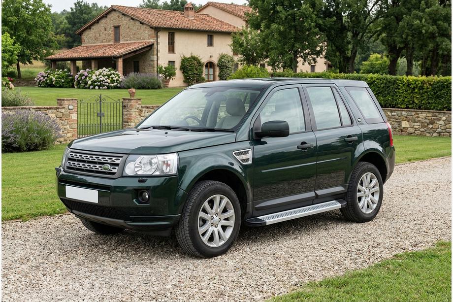 Land Rover Freelander II 2006–2014 Sidosteg Maya V2 (2 st, aluminium) Image