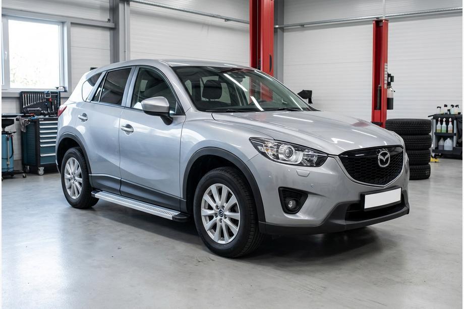 Mazda CX-5 2012–2017 Sidosteg Maya V2 (2 st, aluminium) Image