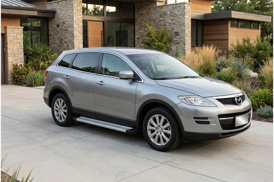 Mazda CX-9 2007–2016 Sidosteg Maya V2 (2 st, aluminium) Image