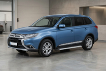 Mitsubishi Outlander 2012–2021 Sidosteg Maya V2 (2 st, aluminium) foto 1