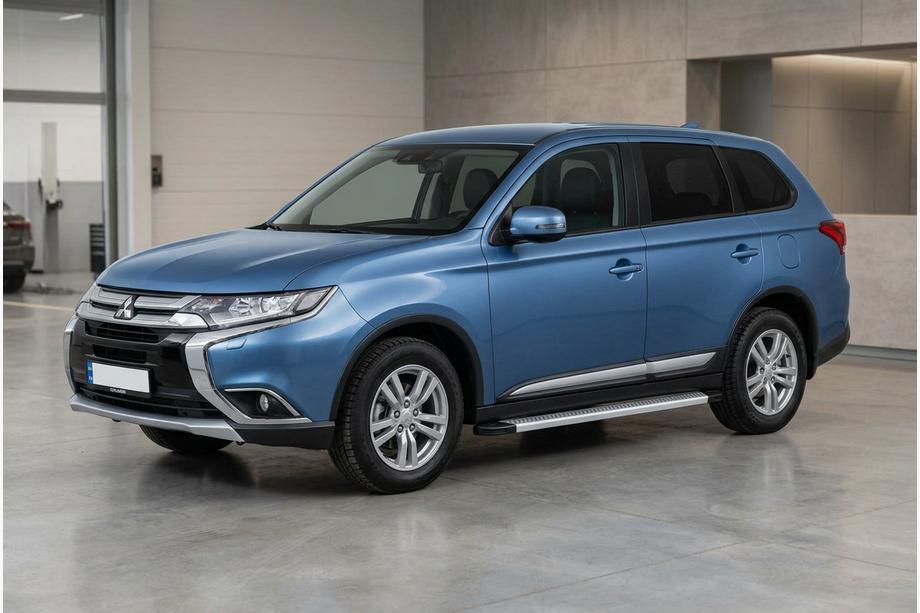 Mitsubishi Outlander 2012–2021 Sidosteg Maya V2 (2 st, aluminium) Image