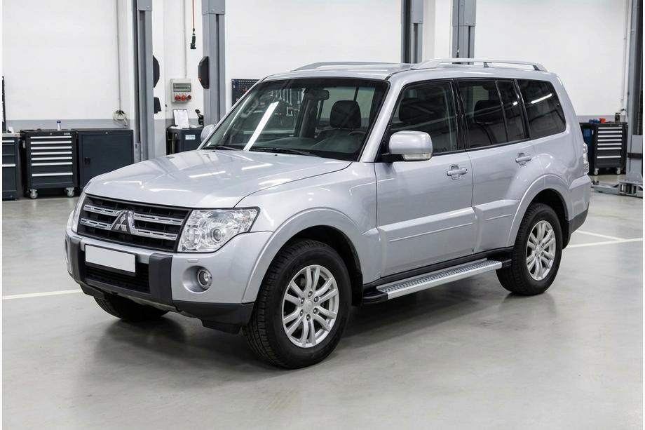 Mitsubishi Pajero Wagon IV 2006–2021 Sidosteg Maya V2 (2 st, aluminium) Image