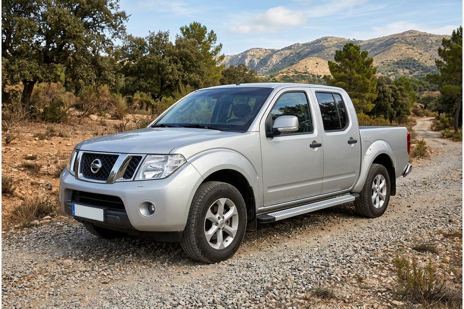 Nissan Navara 2006–2015 Sidosteg Maya V2 (2 st, aluminium) Image