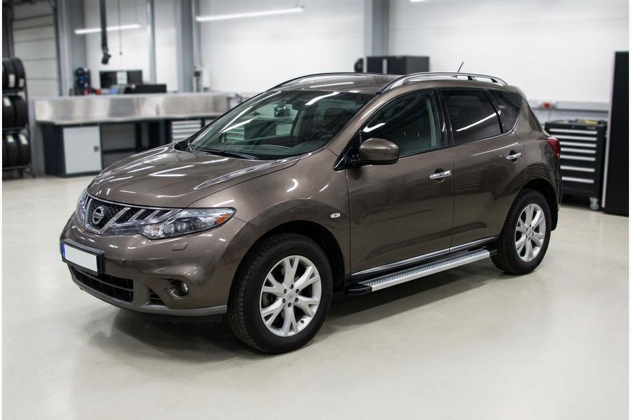 Nissan Murano 2008–2014 Sidosteg Maya V2 (2 st, aluminium) Image