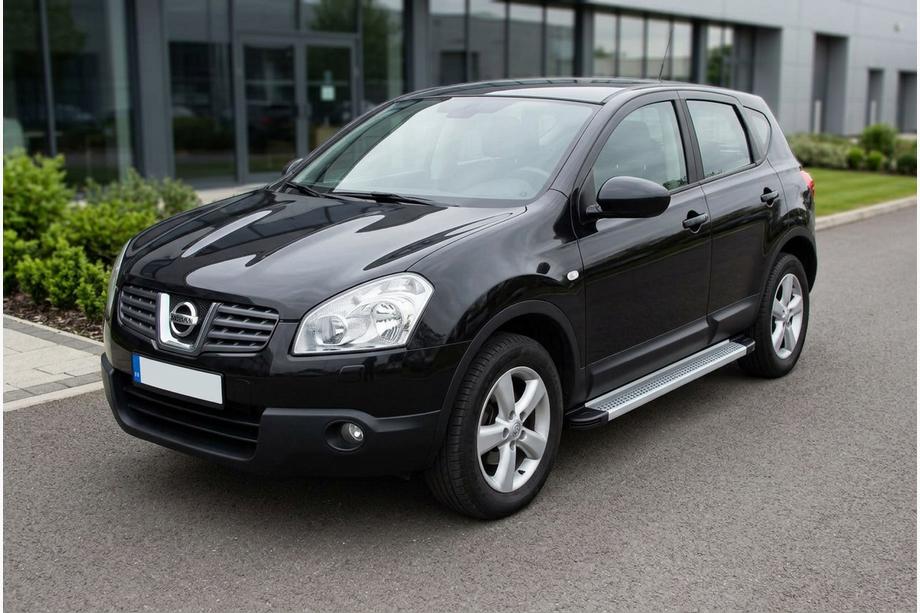 Nissan Qashqai 2007–2010 Sidosteg Maya V2 (2 st, aluminium) Image