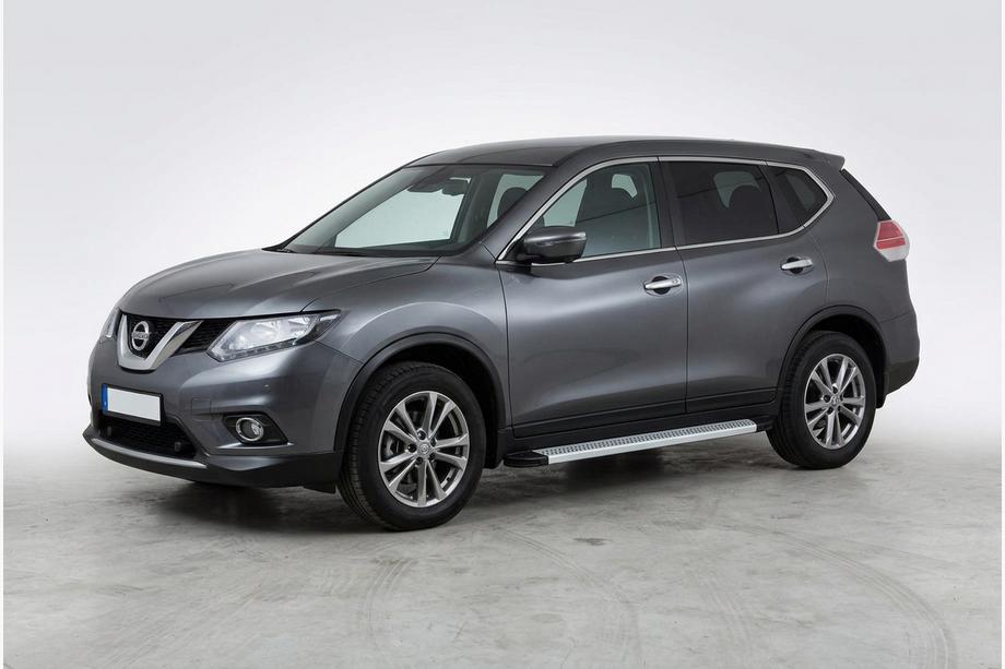 Nissan X-trail T32/Rogue 2014–2021 Sidosteg Maya V2 (2 st, aluminium) Image