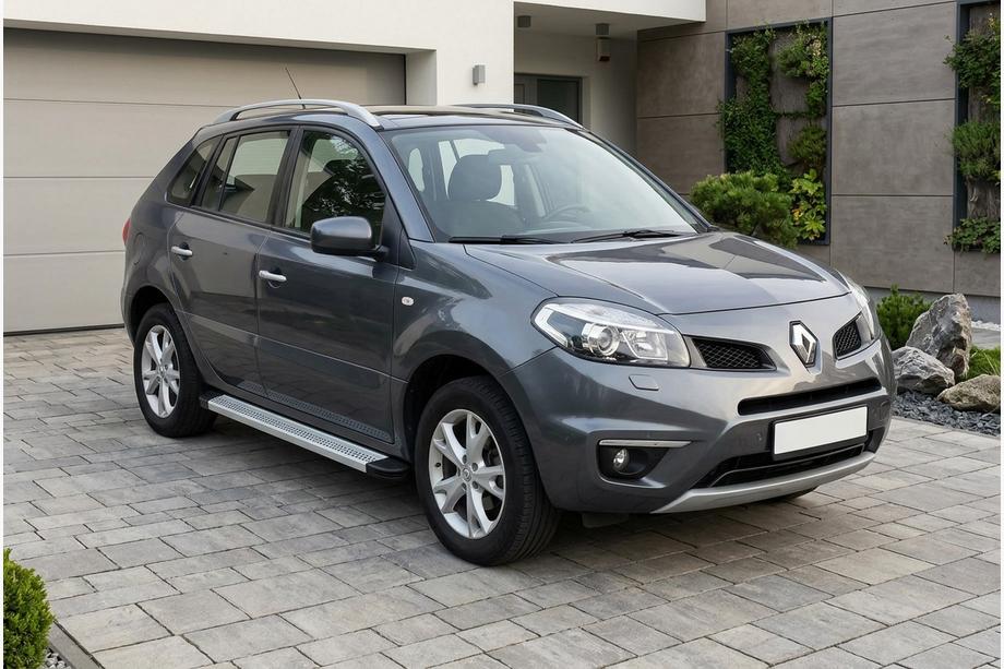 Renault Koleos 2008–2016 Sidosteg Maya V2 (2 st, aluminium) Foto 1