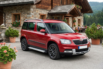 Skoda Yeti 2009–2017 Sidosteg Maya V2 (2 st, aluminium) foto 1