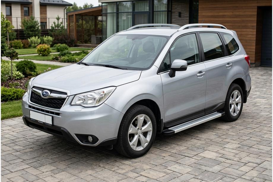 Subaru Forester 2013–2018 Sidosteg Maya V2 (2 st, aluminium) Image