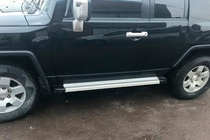 Toyota FJ Cruiser 2006–2022 Sidosteg Maya V2 (2 st, aluminium) foto 5