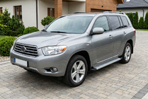 Toyota Highlander 2008–2013 Sidosteg Maya V2 (2 st, aluminium) foto 1