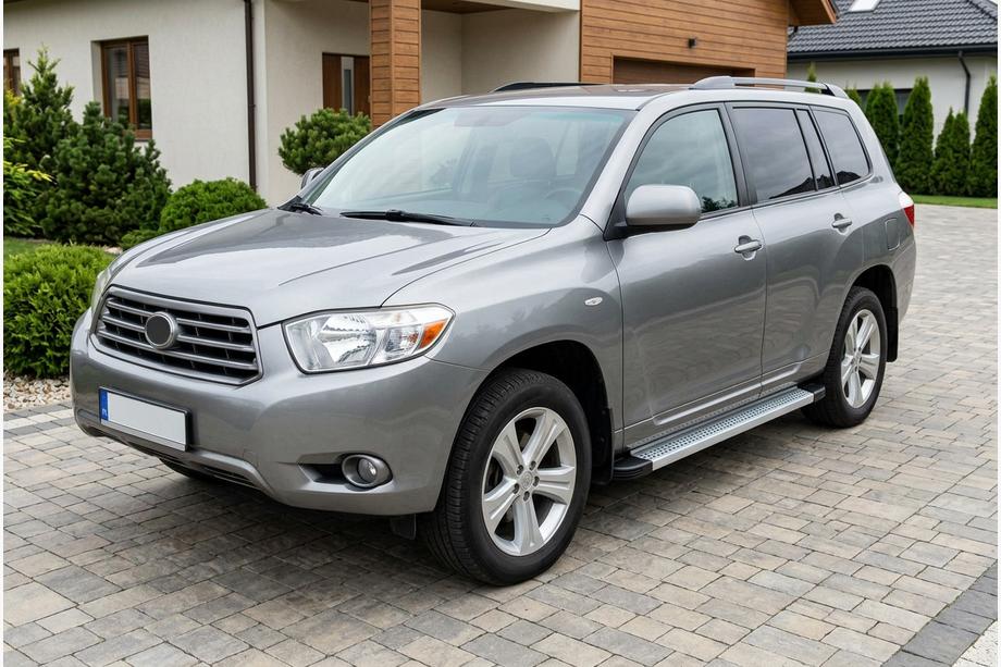 Toyota Highlander 2008–2013 Sidosteg Maya V2 (2 st, aluminium) Image
