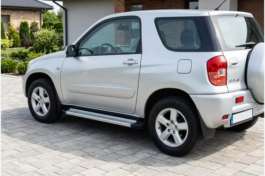 Toyota Rav 4 2001–2005 Sidosteg Maya V2 (2 st, aluminium) Image