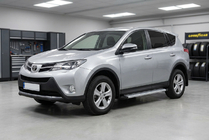 Toyota Rav 4 2013–2018 Sidosteg Maya V2 (2 st, aluminium) foto 1