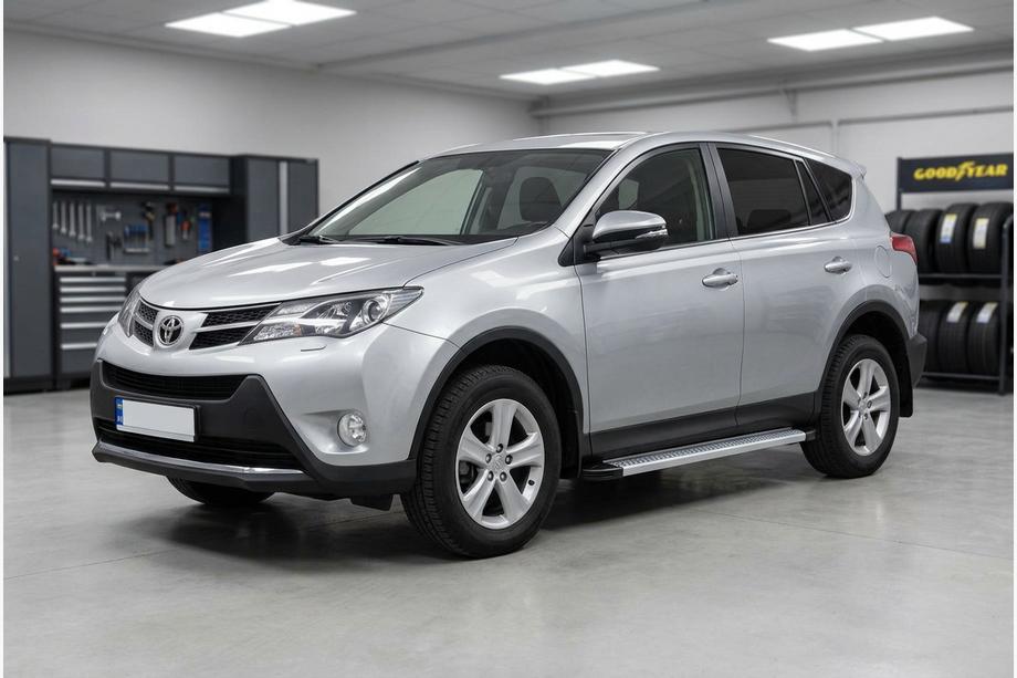 Toyota Rav 4 2013–2018 Sidosteg Maya V2 (2 st, aluminium) Image