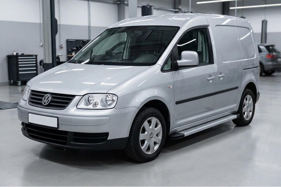 Volkswagen Caddy 2004–2010 Sidosteg Maya V2 (2 st, aluminium) Image
