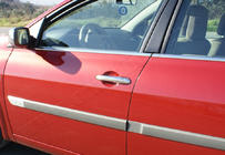 Renault Megane II 2004–2009 Dörrhandtagskåpor (4 st, rostfritt stål) foto 4