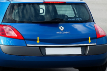 Renault Megane II 2004–2009 Kromlist till baklucka (rostfritt stål) SD, Carmos - turkiskt stål foto 2