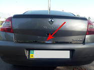 Renault Megane II 2004–2009 Kromlist till baklucka (rostfritt stål) SD, Carmos - turkiskt stål foto 6