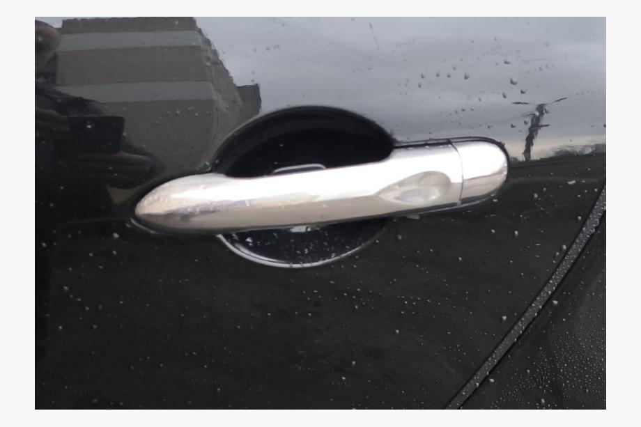 Renault Megane III 2009–2016 Dörrhandtagskåpor (4 st, rostfritt stål) Utan chip, OmsaLine - italienskt rostfritt stål Foto 4