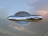 Renault Scenic/Grand 2003–2009 Dörrhandtagskåpor (4 st, rostfritt stål) Carmos - turkiskt stål foto 4