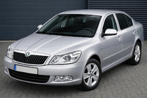 Skoda Octavia II A5 2006–2010 Spegelkåpor (2 st, rostfritt stål) foto 1