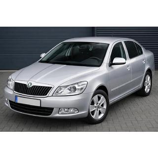 Spegelkåpor (2 st, rostfritt stål) Skoda Octavia II A5 2006–2010 foto 1