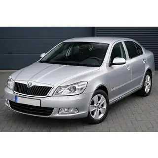 Spegelkåpor (2 st, rostfritt stål) Skoda Octavia II A5 2006–2010 foto 1