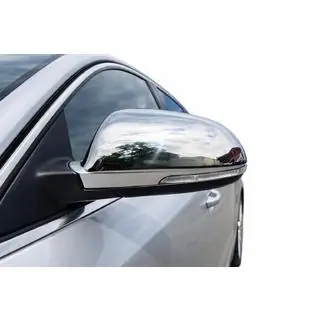 Spegelkåpor (2 st, rostfritt stål) Skoda Octavia II A5 2010–2013 foto 1
