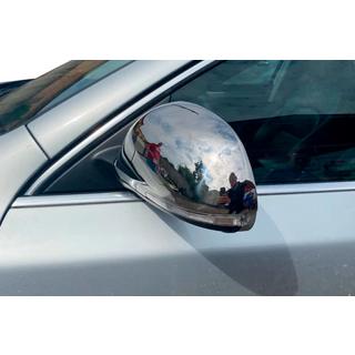 Spegelkåpor (2 st, rostfritt stål) Skoda Octavia II A5 2010–2013 foto 3