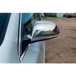Spegelkåpor (2 st, rostfritt stål) Skoda Octavia II A5 2010–2013 foto 4