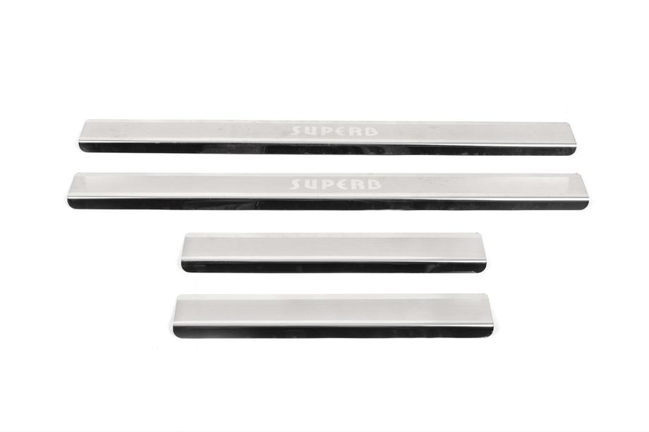 Skoda Superb 2009–2015 Instegslister Nataniko (4 st, rostfritt stål) Image