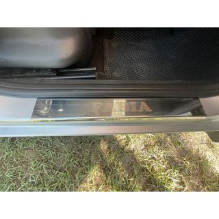 Instegslister Carmos (4 st, rostfritt stål) Skoda Fabia 2007–2014 foto 4