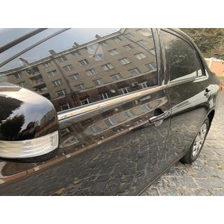 Yttre fönsterlister (4 st, rostfritt stål) Toyota Corolla 2007–2013 foto 2