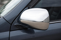 Toyota Land Cruiser Prado 120 2002–2009 Spegelkåpor (2 st, rostfritt stål) Carmos - turkiskt stål foto 1