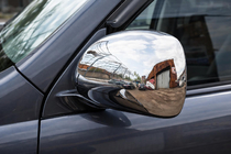 Toyota Land Cruiser Prado 120 2002–2009 Spegelkåpor (2 st, rostfritt stål) Carmos - turkiskt stål foto 7