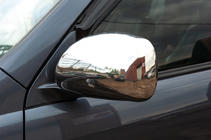 Toyota Land Cruiser Prado 120 2002–2009 Spegelkåpor (2 st, rostfritt stål) Carmos - turkiskt stål foto 6